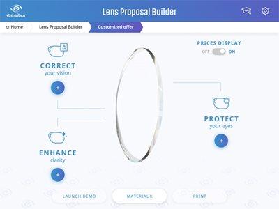 Lens proposal builder